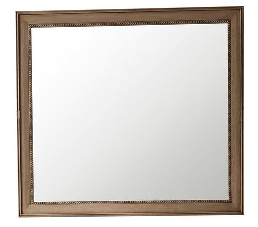 James Martin Furniture - Bristol 44" Rectangular Mirror, White Washed Walnut - 157-M44-WW - GreatFurnitureDeal