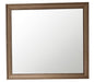James Martin Furniture - Bristol 44" Rectangular Mirror, White Washed Walnut - 157-M44-WW - GreatFurnitureDeal