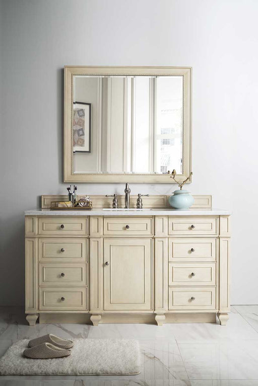 James Martin Furniture - Bristol 60" Single Vanity, Vintage Vanilla - 157-V60S-VV - GreatFurnitureDeal