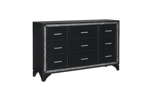 Homelegance - Salon Dresser in Pearl Black Metallic - 1572BK-D - GreatFurnitureDeal