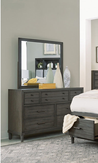 Homelegance - Wittenberry Dresser with Mirror in Gray - 1573-DM - GreatFurnitureDeal