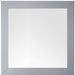 James Martin Furniture - Weston 40" Rectangular Mirror in Silver Gray - 148-M40-SL - GreatFurnitureDeal