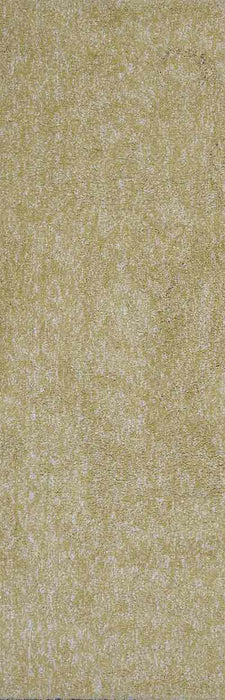 KAS Oriental Rugs - Bliss Yellow Heather Shag Area Rugs - KAS1586
