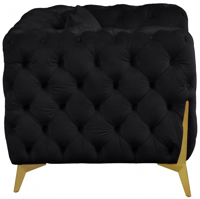 Meridian Furniture - Kingdom Chair in Black - 695Black-C - GreatFurnitureDeal