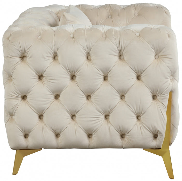Meridian Furniture - Kingdom Chair in Cream - 695Cream-C - GreatFurnitureDeal