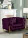 Meridian Furniture - Kingdom Chair in Purple - 695Purple-C - GreatFurnitureDeal