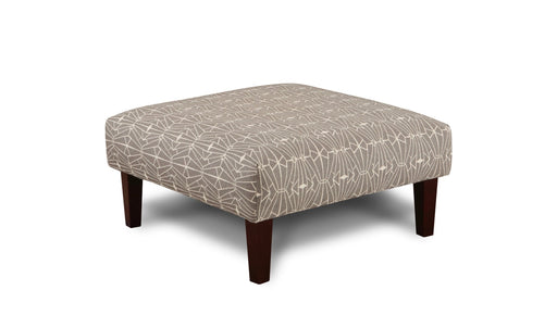 Southern Home Furnishings - Sugarshack Glacier Cocktail Ottoman in Charcoal - 159 Emblem Charcoal Cocktail Ottoman - GreatFurnitureDeal