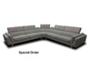 ESF Furniture - Sectional Right in Light Grey - 582-Sectional Right - GreatFurnitureDeal