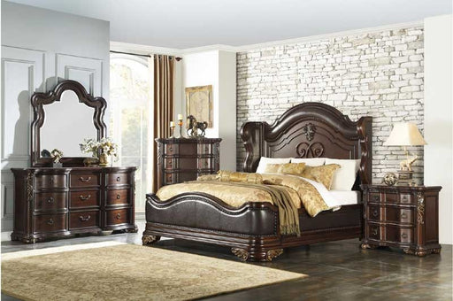 Homelegance - Royal Highlands 5 Piece California King Bedroom Set in Rich Cherry - 1603K-1CK-9 - GreatFurnitureDeal