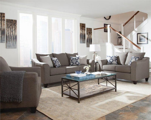Coaster Furniture - Salizar 2 Piece Sofa Set in Brown - 506021-S2