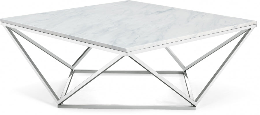 Meridian Furniture - Skyler 3 Piece Occasional Table Set in Chrome - 244-3SET