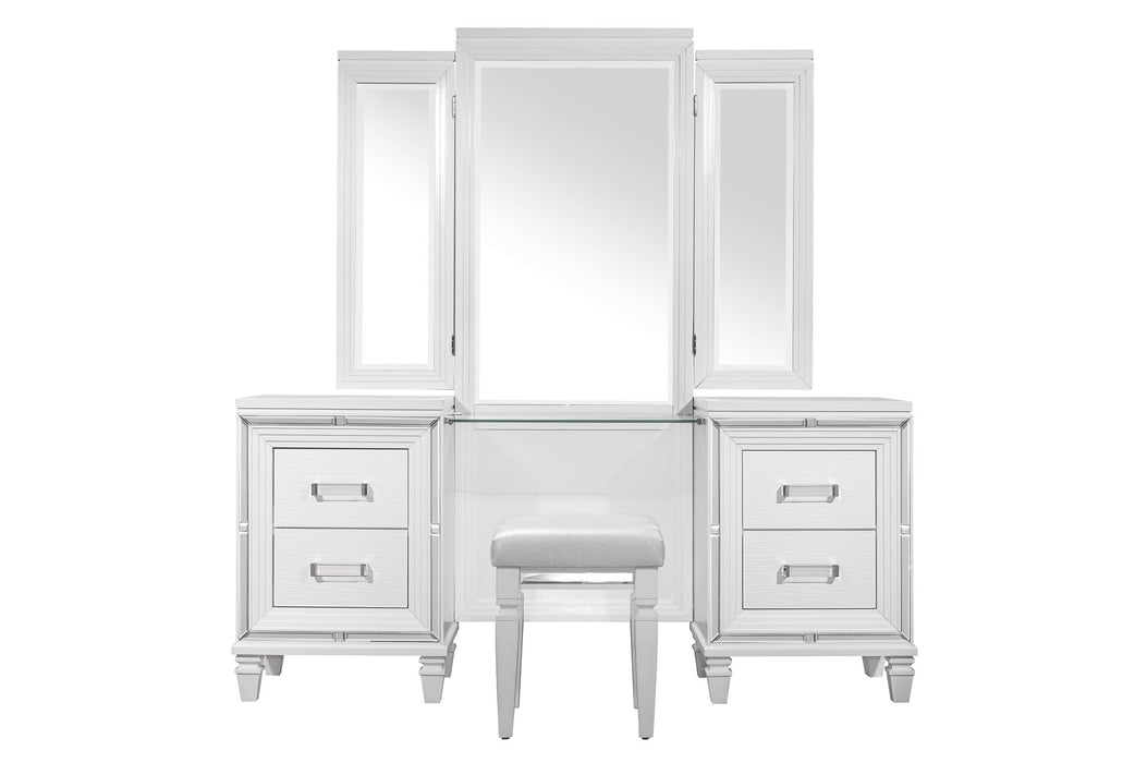 Homelegance - Tamsin Vanity Dresser with Mirror Set in White - 1616W-15* - GreatFurnitureDeal