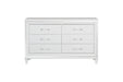 Homelegance - Tamsin 5 Piece Queen Platform Bedroom Set in White - 1616W-1-5SET - GreatFurnitureDeal