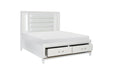 Homelegance - Tamsin 6 Piece Eastern King Platform Bedroom Set in White - 1616WK-1EK-6SET - GreatFurnitureDeal