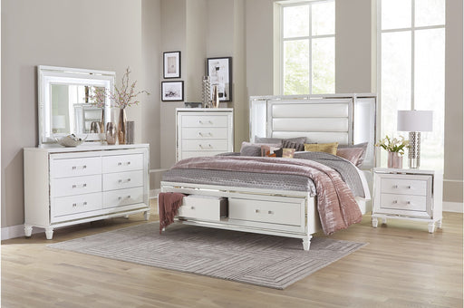 Homelegance - Tamsin Chest in White - 1616W-9 - GreatFurnitureDeal