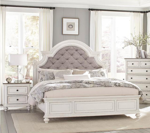 Homelegance - Baylesford 3 Piece Eastern King Bedroom Set in Antique White - 1624KW-1EK-3SET - GreatFurnitureDeal