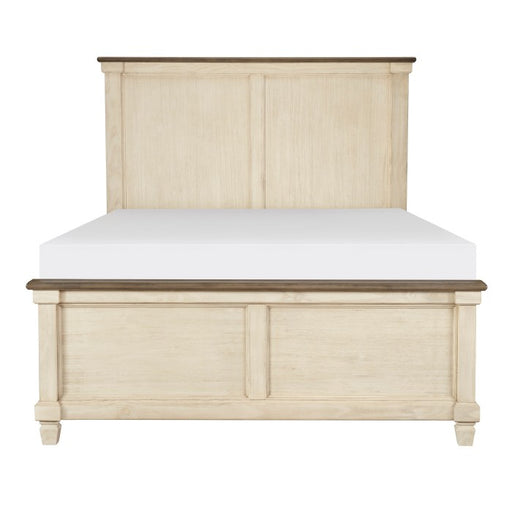 Homelegance - Weaver Queen Bed in Antique White - 1626-1* - GreatFurnitureDeal