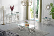 Meridian Furniture - Alexis Coffee Table in Chrome - 231-C - GreatFurnitureDeal