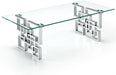 Meridian Furniture - Alexis Coffee Table in Chrome - 231-C - GreatFurnitureDeal