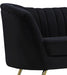 Meridian Furniture - Margo Velvet Chair in Black - 622Black-C - GreatFurnitureDeal