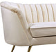 Meridian Furniture - Margo 3 Piece Living Room Set in Cream -  622Cream-S-3SET - GreatFurnitureDeal