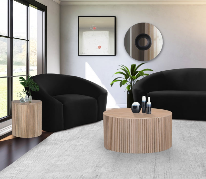 Meridian Furniture - Oakhill End Table in White Oak - 276-ET - GreatFurnitureDeal