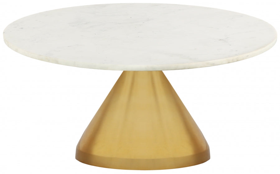 Meridian Furniture - Emery Coffee Table in Gold - 285-CT - GreatFurnitureDeal