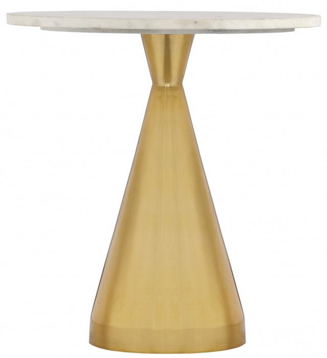 Meridian Furniture - Emery End Table in Gold - 285-ET