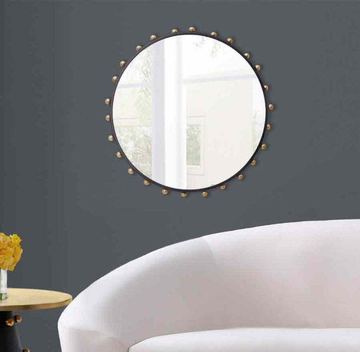 Meridian Furniture - Raven Mirror in Matte Black - 457-M - GreatFurnitureDeal