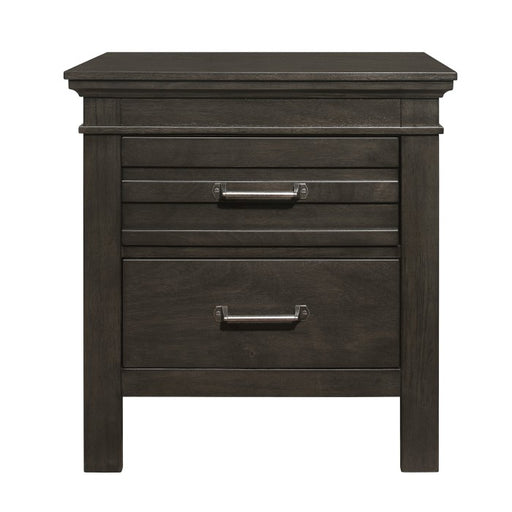 Homelegance - Blaire Farm Night Stand in Charcoal  - 1675-4 - GreatFurnitureDeal