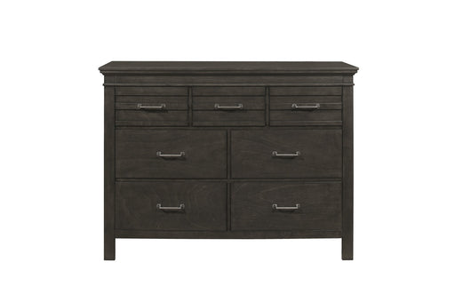 Homelegance - Blaire Farm Dresser with Mirror in Charcoal  - 1675-6 - GreatFurnitureDeal