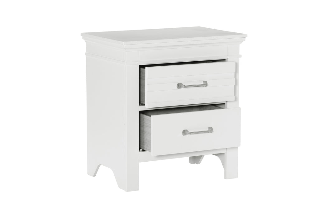 Homelegance - Blaire Farm Night Stand in White - 1675W-4 - GreatFurnitureDeal