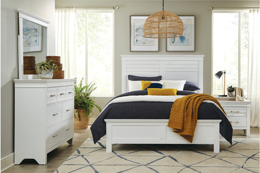 Homelegance - Blaire Farm 6 Piece Queen Bedroom Set in White - 1675W-1-6SET - GreatFurnitureDeal