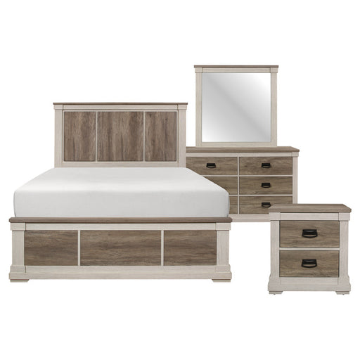 Homelegance - Arcadia 4 Piece Queen Bedroom Set in Weathered Gray - 1677-1*4 - GreatFurnitureDeal