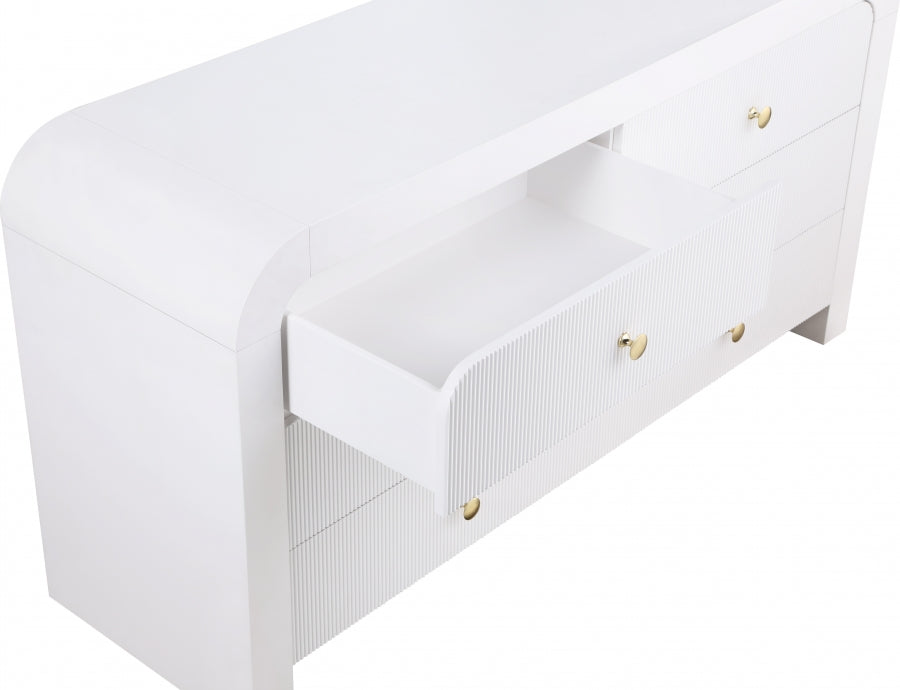 Meridian Furniture - Artisto Dresser in White - 888White-D - GreatFurnitureDeal