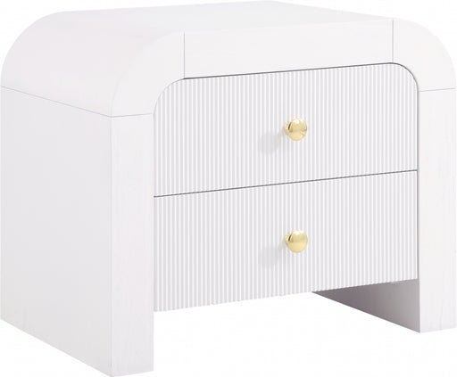 Meridian Furniture - Artisto Nightstand in White - 888White-NS - GreatFurnitureDeal