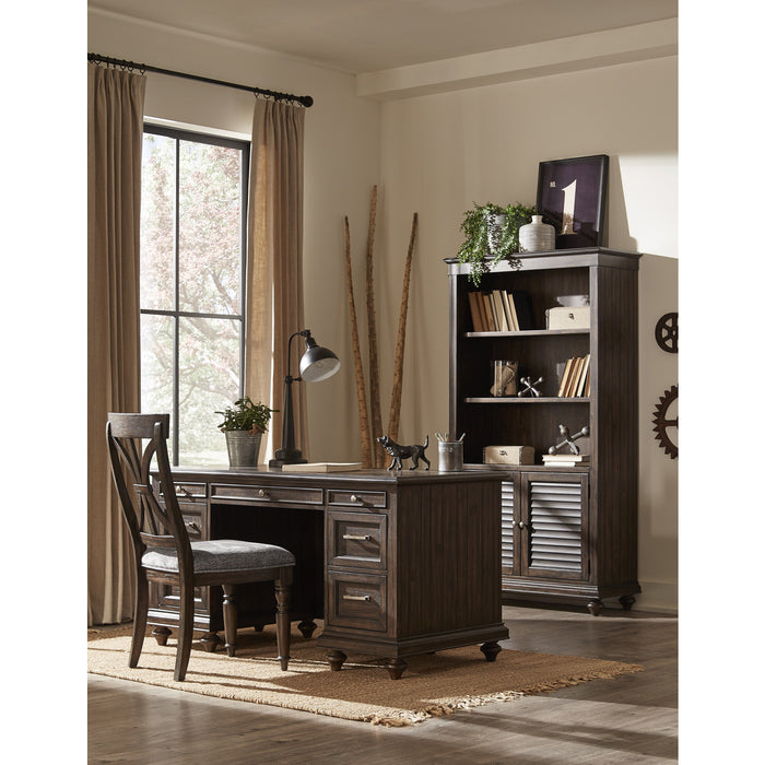 Homelegance - Cardano Executive Desk in Driftwood Charcoal - 1689-17