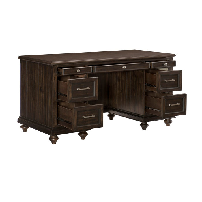 Homelegance - Cardano Executive Desk in Driftwood Charcoal - 1689-17 - GreatFurnitureDeal