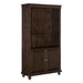 Homelegance - Cardano Bookcase in Driftwood Charcoal - 1689-18 - GreatFurnitureDeal