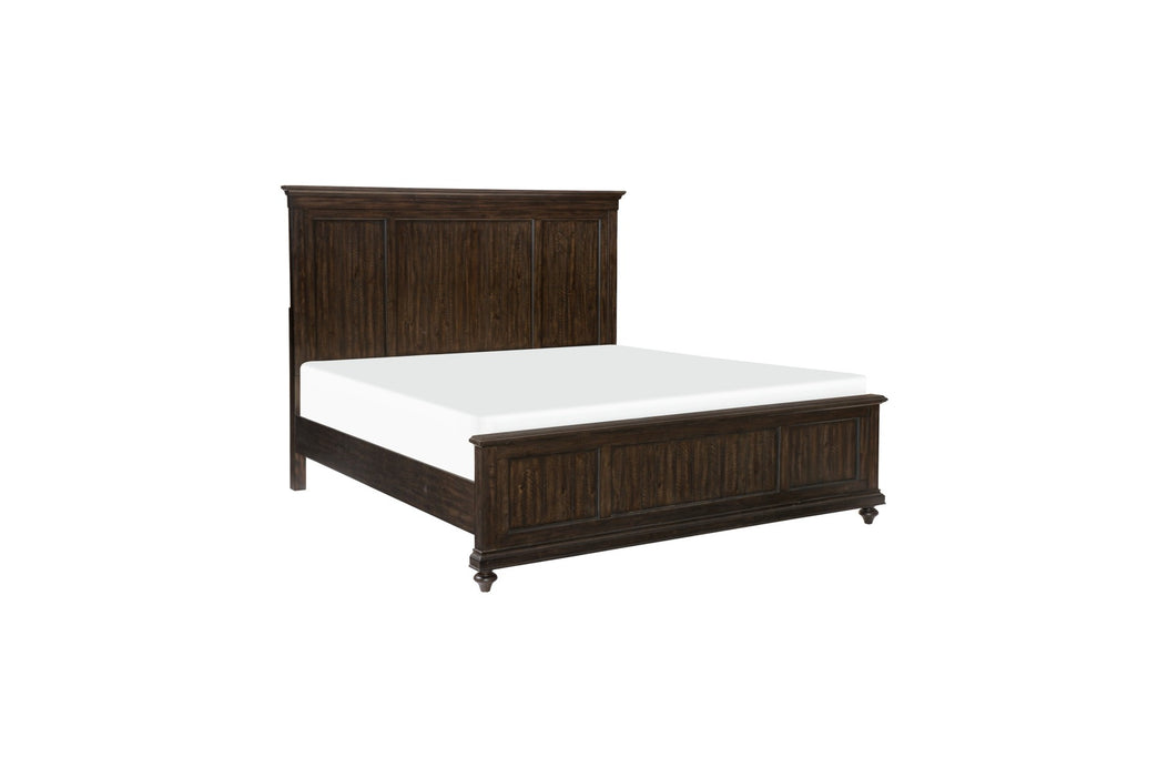 Homelegance - Cardano Eastern King Bed in Driftwood Charcoal - 1689K-1EK*