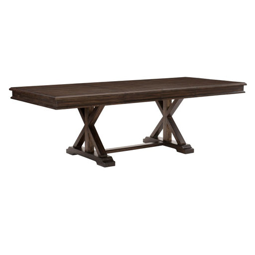 Homelegance - Cardano Dining Table in Driftwood Charcoal - 1689-96* - GreatFurnitureDeal