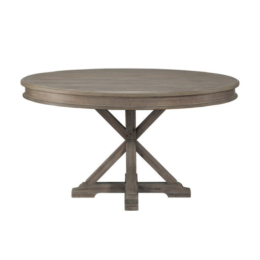 Homelegance - Cardano Round Dining Table in Driftwood Light Brown - 1689BR-54* - GreatFurnitureDeal
