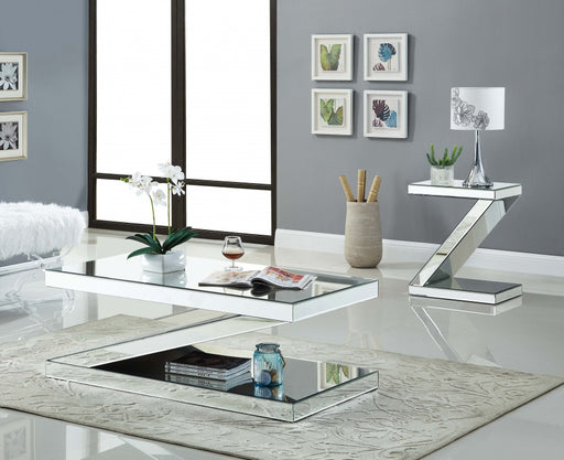 Meridian Furniture - Zee Coffee Table in Mirrored - 226-C - GreatFurnitureDeal