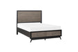 Homelegance - Raku 5 Piece Queen Platform Bedroom Set in Gray and Black - 1711-1-5SET - GreatFurnitureDeal