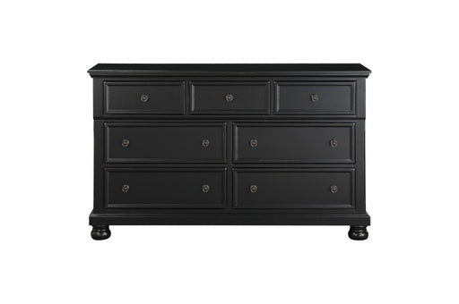 Homelegance - Laurelin Dresser, Hidden Drawer in Black - 1714BK-5 - GreatFurnitureDeal