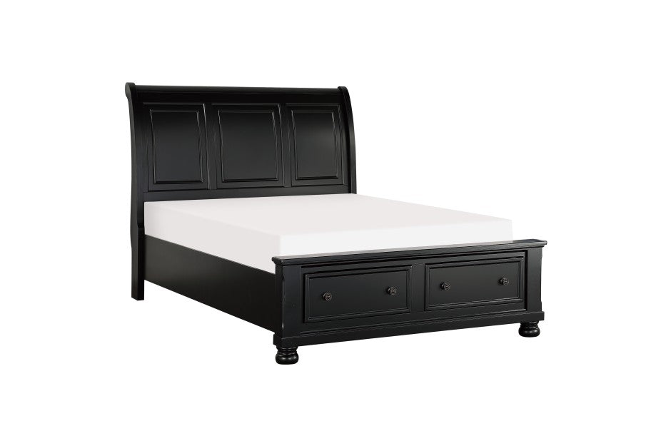 Homelegance Laurelin Queen Sleigh Platform Bed with Footboard Storag — GreatFurnitureDeal