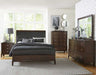 Homelegance - Cotterill Cherry 5 Piece Queen Panel Bedroom Set - 1730-1-5 - GreatFurnitureDeal