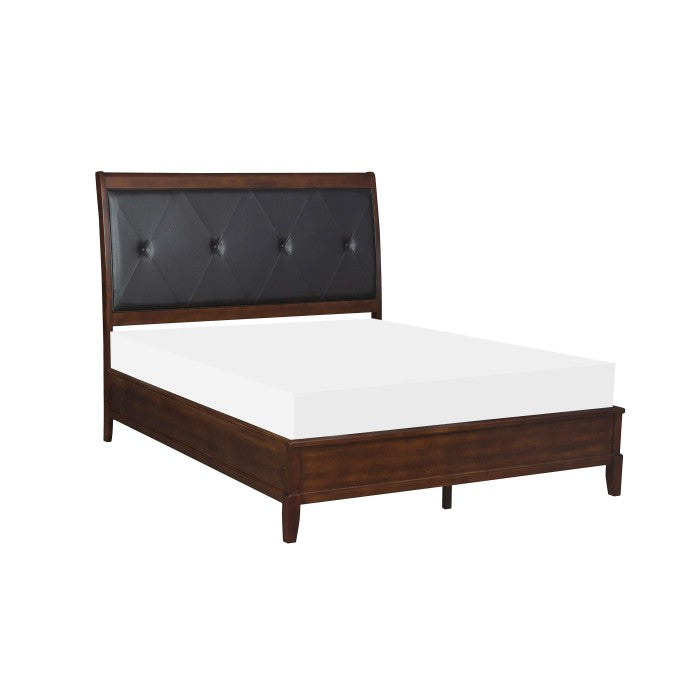 Homelegance - Cotterill Cherry California King Panel Bed - 1730K-1CK