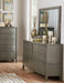 Homelegance - Cotterill Gray Dresser and Mirror Set - 1730GY-5-6 - GreatFurnitureDeal