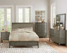Homelegance - Cotterill Gray 5 Piece Queen Panel Bedroom Set - 1730GY-1-5 - GreatFurnitureDeal